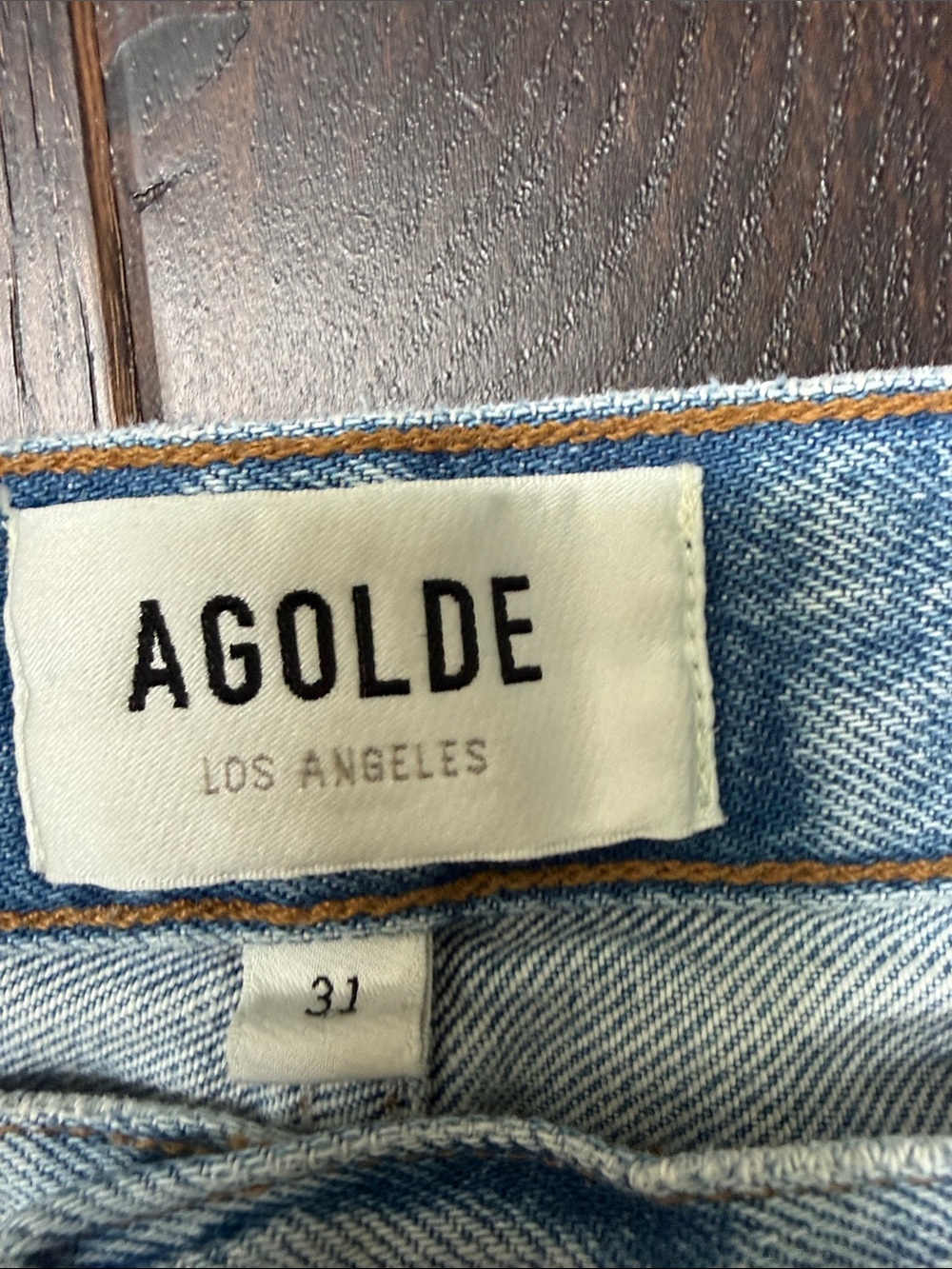 Agolde 90s Pinch Waist Straight Jeans - Infinite wash - Size 31 - Picture 10 of 12